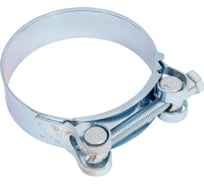 Одноболтовый силовой хомут NOVOCRAFT 80-85 мм, цинк, уп. 4 шт. RZN080085004