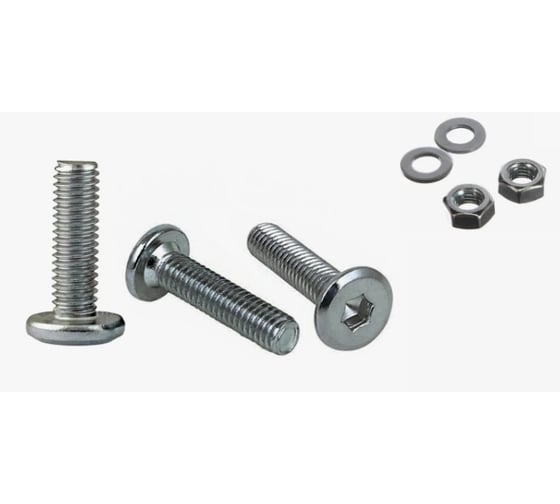 Винты мебельные 23 Болта М6 с гайкой,шайбой DIN7420 органайзер НАБОР4 20000001 1
