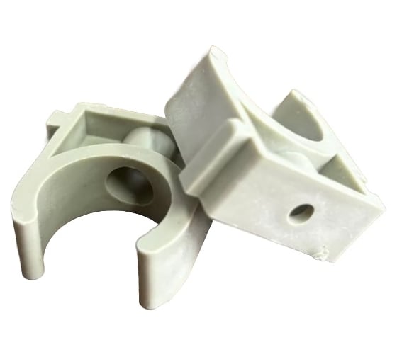 Крепеж клипса для трубы 23 Болта d 16 серая, 100 шт. кк16сф100 1