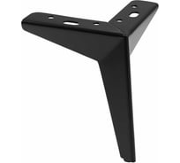 Ножка мебельная GTV STAR h-155мм, черный матовый NM-STAR-155-20M