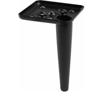 Ножка мебельная GTV SQUARE h-150мм, черный матовый NM-SQUARE-150-20M