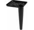 Ножка мебельная GTV SQUARE h-150мм, черный матовый NM-SQUARE-150-20M 1