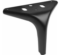 Ножка мебельная GTV STABILIS h-120мм, черный матовый NM-STABILIS-120-20M