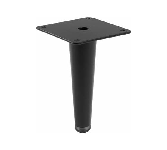 Ножка мебельная GTV SPIRE h-130мм, черный матовый NM-SPIRE-130-20M 1