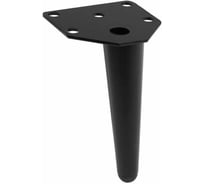 Ножка мебельная GTV ANCHOR h-120мм, черный матовый NM-ANCHOR-120-20M