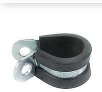 Резиноармированный хомут-скоба RUSBELT Rubber 28/15 мм W1  (100 штук в упаковке) 00-00048073