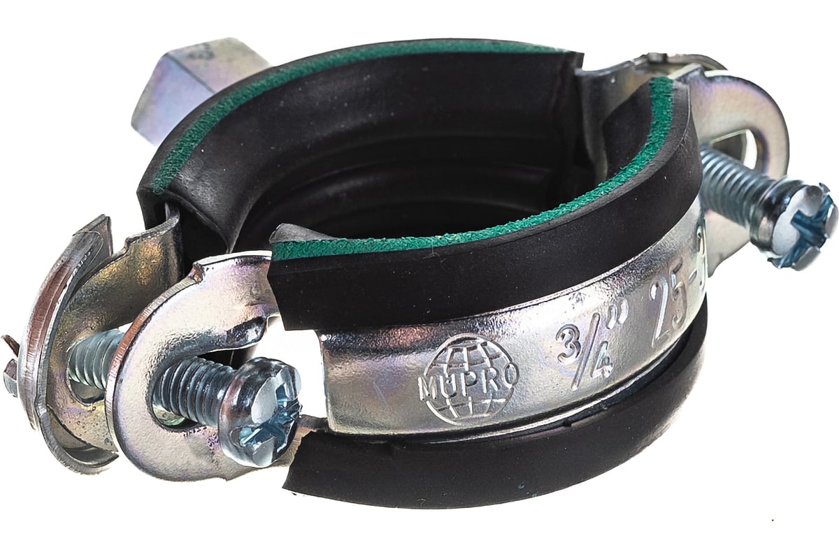 Усиленный хомут Mupro OPTIMAL М8/М10, 25-30 мм, с изол. DGL 119878.1 ...