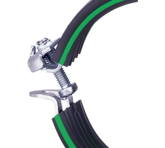 Усиленный хомут Mupro OPTIMAL М8/М10, 125-129 мм, с изол. DGL 119782.1