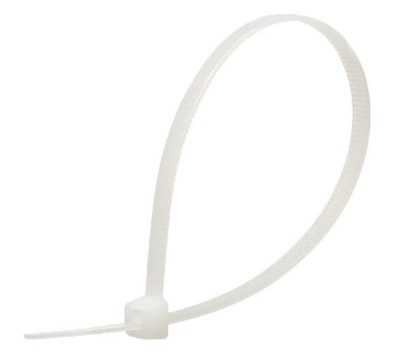 Стяжка хомуты Nylon Max 5*250, в упаковке (100 шт.) Белый 4603777989217