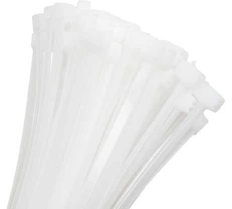 Нейлоновая хомут-стяжка NOVOCRAFT 5x200 мм, белая, уп. 100 шт. HCC052000100