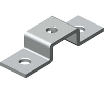 Пластина П-образная УМС 3 отверстия под профиль 41х21, GAL 2 шт. PP-3-21