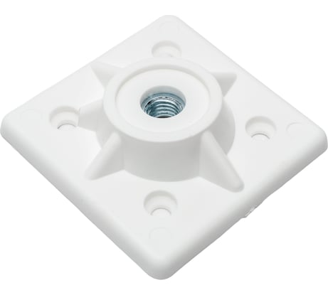 Крепление ножки табурета JET FKS004 пластик, М10 мм, белый FKS004P.010WT99