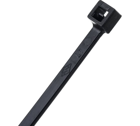 Стяжки черного цвета SapiSelco 2.5x160 мм, полиамид 6.6, уп. 100 шт. SEL.3.204R