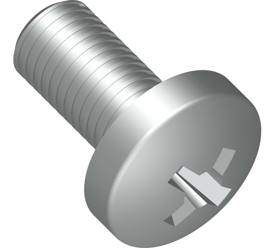 Винт УМС М6х10 DIN7985 200 шт VPG-6-10 1