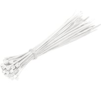 Кабельный хомут duwi нейлон, 300x4,8 мм, белый, 25 шт. 30242 1