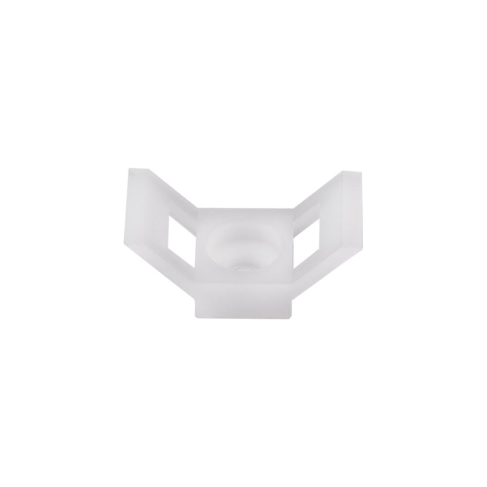 Площадка для хомутов под винт duwi 22x16 мм, белая, упаковка 10 шт ...