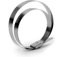 Хомут HLT AISI 316 из нержавеющей стали крепежный под двойной обхват 7.9x600 (уп./50 шт.) 084-01-751