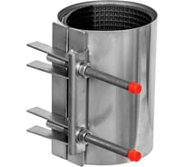 Хомут ремонтный RUTEMPO из нержавеющей стали однозамковый ОД (113-123) L=200 РА-100438