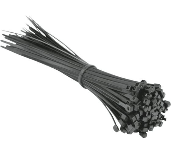 Хомут для стяжки Turbosky пластиковый CT-3B 2. 5×200 ( черный) , 100 шт 655 1