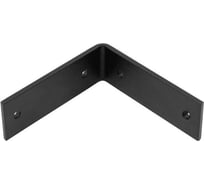 Уголок крепежный DOMART усиленный 115x115x40 (толщ.5мм) черный 4660046012823