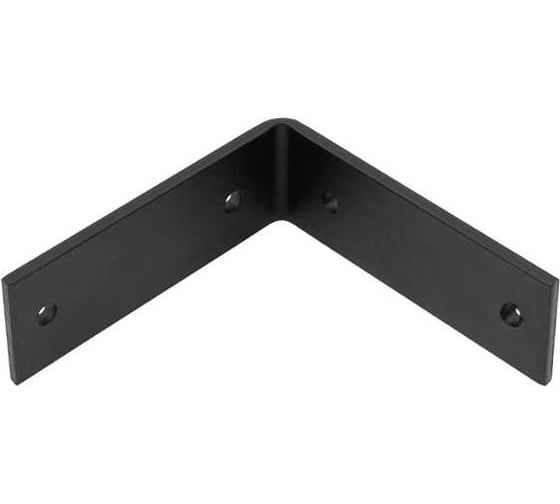Уголок крепежный DOMART усиленный 115x115x40 (толщ.5мм) черный 4660046012823 1
