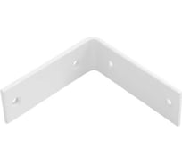 Уголок крепежный DOMART усиленный 115x115x40 (толщ.5мм) белый 4660046012830