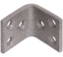 Уголок крепежный DOMART усиленный 45x45x40 (толщ.5мм)серый металлик 4660046013660