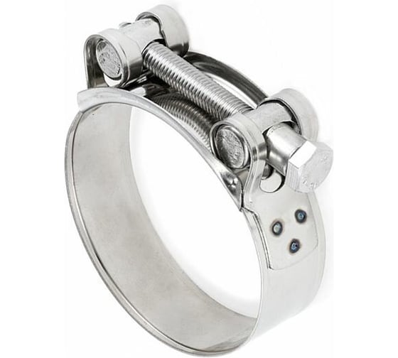 Хомут Мир Хомутов усиленный 190-200мм двухболт.(25 шт.) SIL190-200PCD31 1