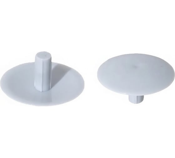 Заглушка под конфирмат КРЕП-КОМП Светло-серая, универсал (1000шт) 1