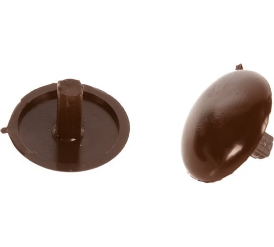 Заглушки Стройбат на меб. стяжку HEX 5мм (коричневый 1000 шт) 623750 1