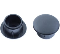 Заглушки Стройбат декорат. 14мм (черный 400 шт) 623680