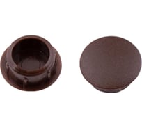 Заглушки Стройбат декорат. 12мм (темно коричневый 600 шт) 623650