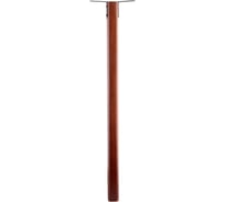 Ножка накладная Стройбат квадрат H740 дерево, под углом, нерег. (орех 20 шт) 625350