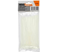 Нейлоновая хомут-стяжка NOVOCRAFT 3x150 мм, белая, уп. 100 шт. HCC031500100