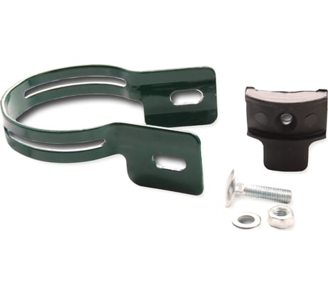 Крепление для рулонной сетки Grand Line хомут 51 мм, зеленый RAL 6005 432463