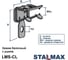 Зажим балочный STALMAX LMS-CL 8-14 мм с петлей (ушком) для нагрузок до 90 кг (арт. 12028) сталь с термодиффузионным покрытием (уп. 25 шт) 12028-023 5