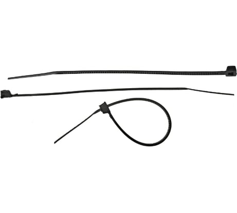 Хомут нейлоновый черный 50 шт. (100х2.5 мм; тип 7) ЗУБР 4-309037-25-100