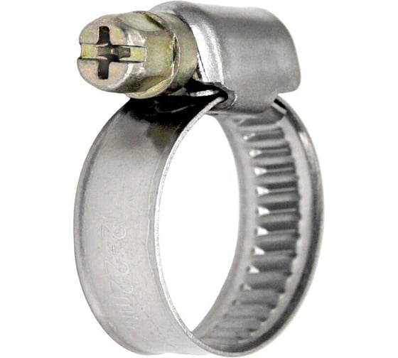 Хомут червячный STALMAX L-CW 16-27/9 AISI 430 DIN 3017-1 (арт. 11711) нерж. сталь AISI 430 (уп. 100 шт) 11711-023 1