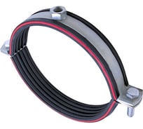 Хомут трубный STALMAX LCP-HS 207-219 (8) для сверхвысоких нагрузок (4,0х40) с виброгасителем и гайкой М16 (арт. 11447) оцинкованная сталь (уп. 15 шт) 11447-023