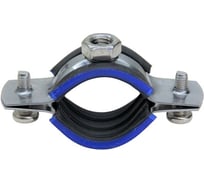 Хомут трубный STALMAX LCP-N AISI 430 1/4 (11-15 мм) М8 с виброгасителем и гайкой (арт. 11748) нержавеющая сталь AISI 430 (уп. 500 шт) 11748-023