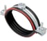 Хомут трубный STALMAX LCP-H2 60-65 (2) для высоких нагрузок (3,0х30) с виброгасителем и гайкой М16 (арт. 12224) оцинкованная сталь (уп. 40 шт) 12224-023 1