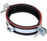 Хомут трубный STALMAX LCP-H2 159-166 (Ø159) для тяжелых/высоких нагрузок (3,0х30) с виброгасителем и гайкой М16 (арт. 11433) оц. сталь (уп. 30 шт) 11433-023 10