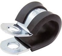 Хомут-скоба STALMAX LC-RUBBER 20/15 с виброгасителем (арт. 11740) оц. сталь (уп. 50 шт) 11740-023