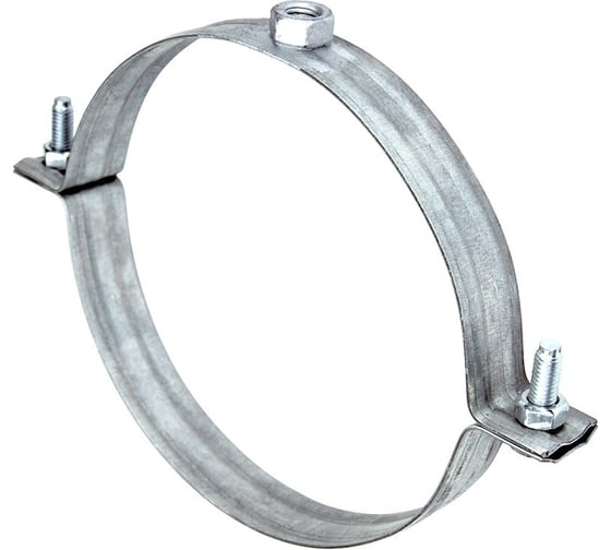 Хомут для воздуховодов STALMAX LC-AWI 125 мм М8 с гайкой без виброгасителя (арт. 11757) оц. сталь (уп. 130 шт) 11757-023 1