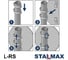 Хомут для крепления дорожных знаков STALMAX L-RS 57х20х2 с болтом М8х50 мм (арт. 12181) оцинкованная сталь (уп. 100 шт) 12181-023 14