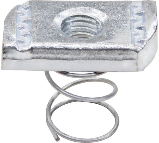 Гайка канальная STALMAX с короткой пружиной LSN S M10 35х20х8 для профиля Strut 41х21 (арт. 10700) оц. сталь (уп. 100 шт) 10700-023 1