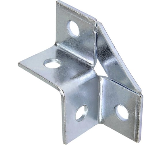 Угол универсальный STALMAX 90 ̊ LMS CU4 с боковым усилением для профиля 38-41 (арт. 11626) оц. сталь (уп. 136 шт) 11626-023 1