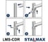 Уголок STALMAX 3D правый LMS-CDR 41 для соединения монтажного профиля (арт. 11778) оц. сталь (уп. 150 шт) 11778-023 8