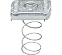 Гайка канальная STALMAX с длинной пружиной LLN S M 6 35х20х6 для профиля Strut 41х41 (арт. 10694) оц. сталь (уп. 100 шт) 10694-023