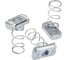 Гайка канальная STALMAX с длинной пружиной LLN S M 8 35х20х6 для профиля Strut 41х41 (арт. 10695) оц. сталь (уп. 100 шт) 10695-023 5